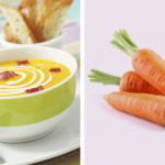 crema de zanahoria y tocineta