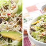 ensalada, pollo