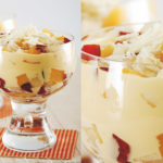 ensalada de frutas con crema