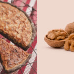 pie de avellana y nueces