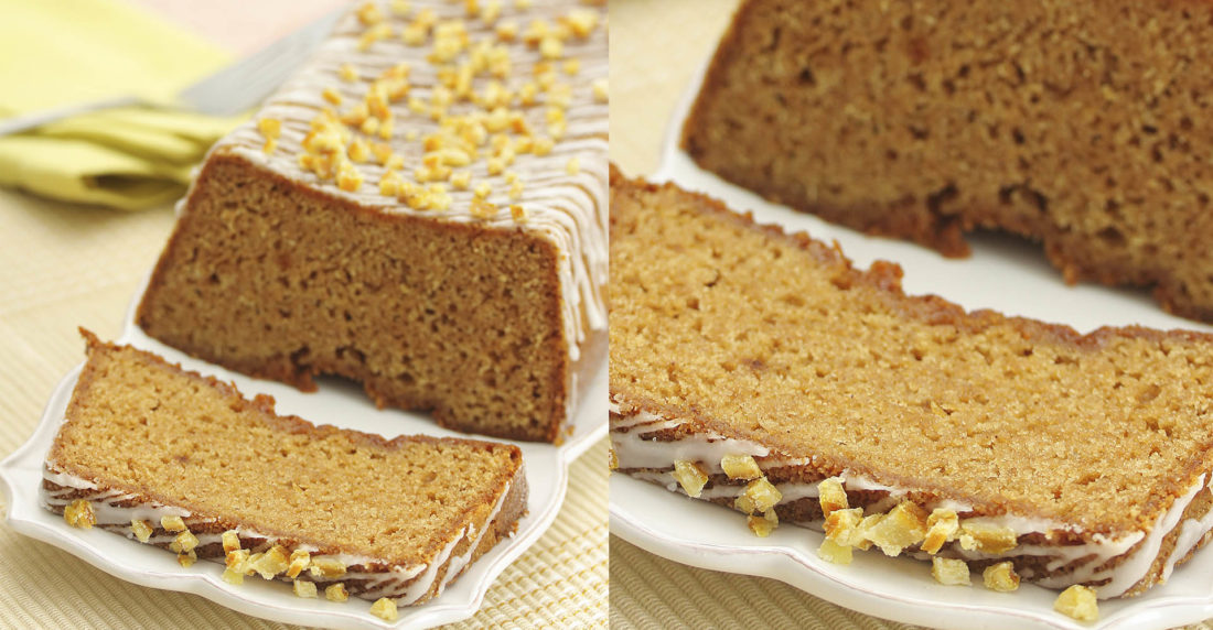 ponqué, papelón, jengibre