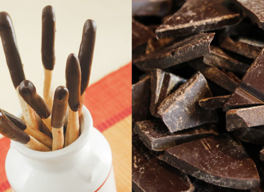 palitos, chocolate
