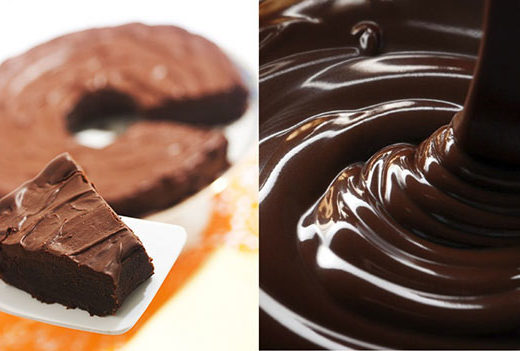 pastel, torta, chocolate, calabacín