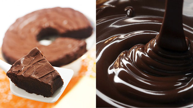 pastel, torta, chocolate, calabacín