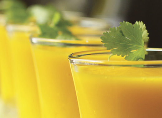 shot, crema de auyama