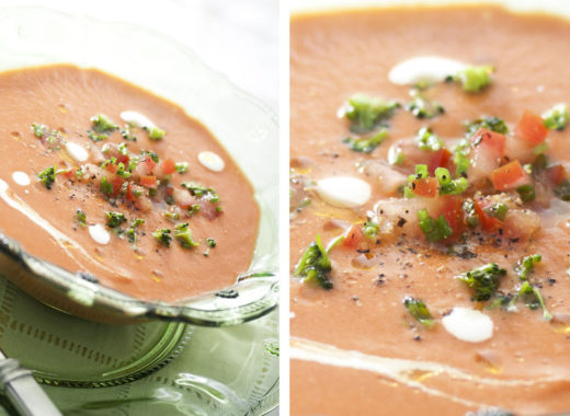 sopa de tomate