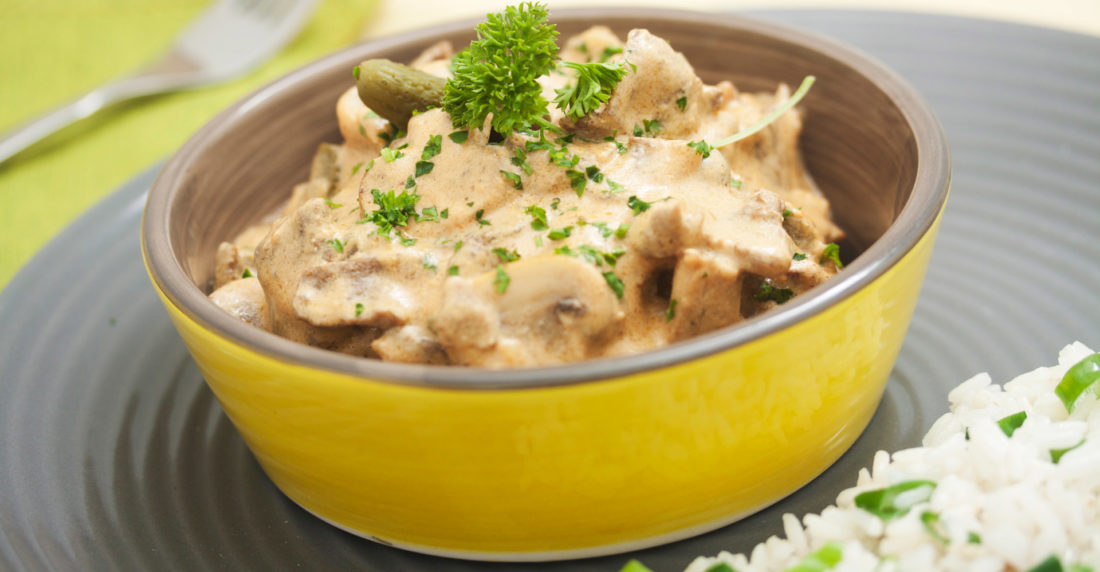 strogonoff de carne