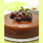 torta húmeda con mermelada