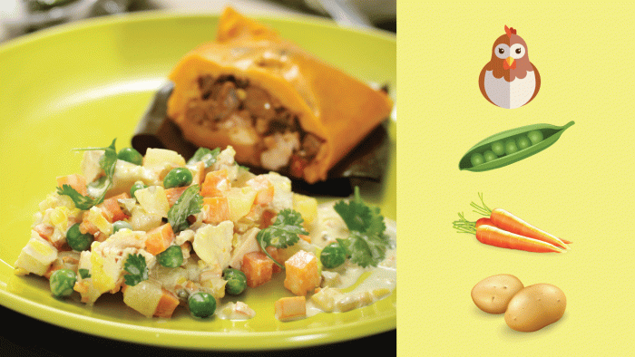 ensalada de gallina