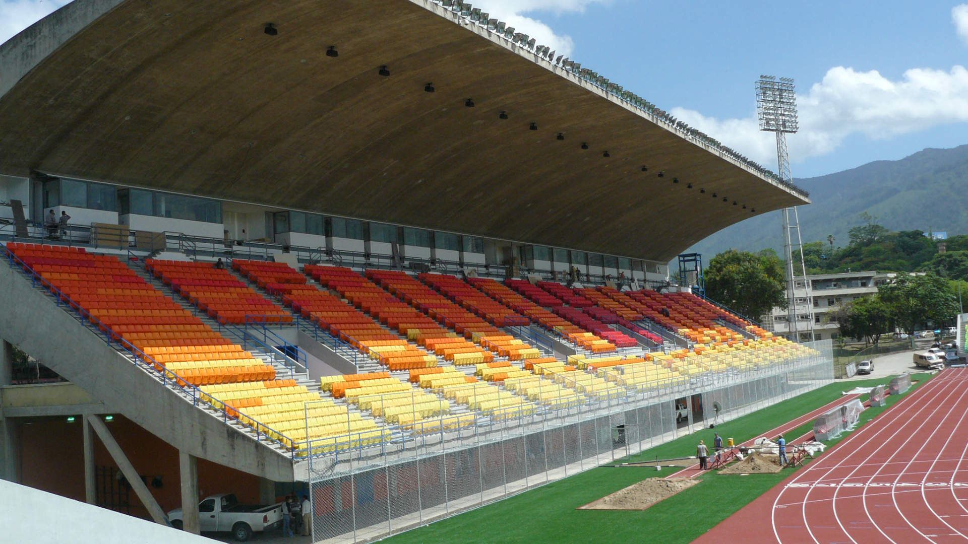 ejercicios Estadio olímpico UCV Caracas