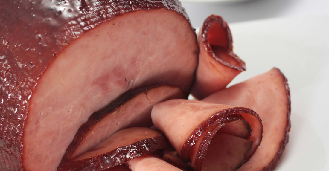 jamón navideño, jamon planchado