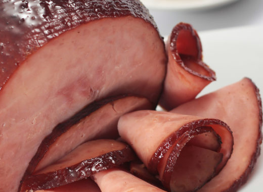 jamón navideño, jamon planchado