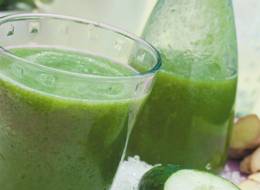 batido, verde, desintoxicante, detox