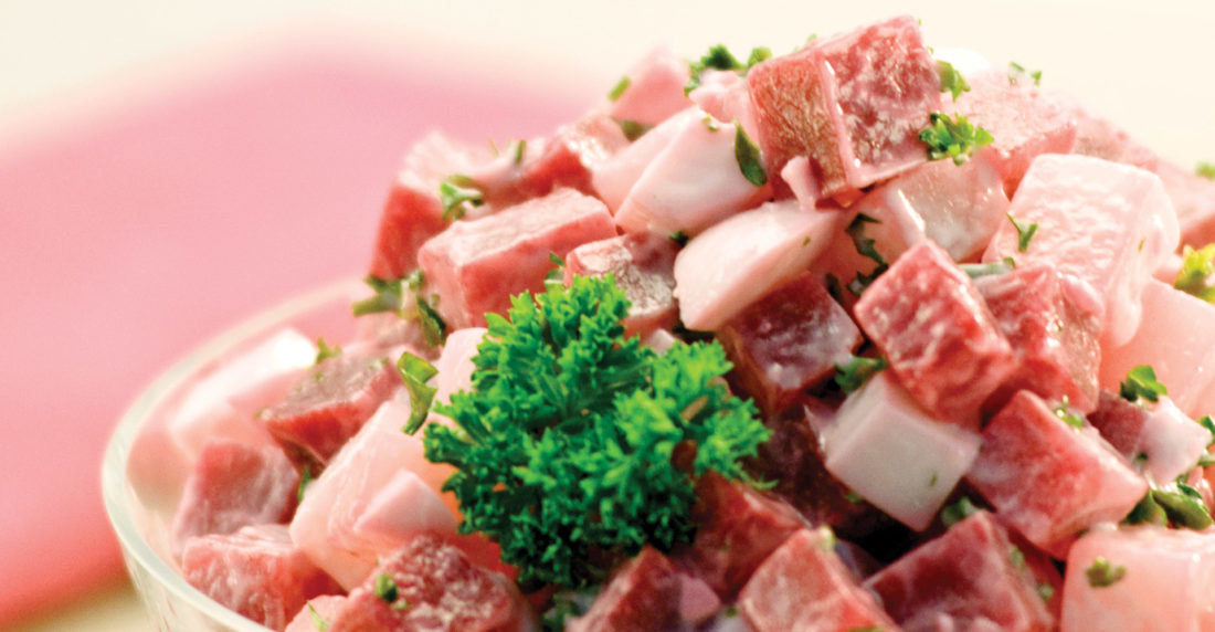 ensalada, papa, remolacha