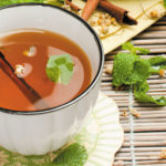 toronjil, manzanilla, canela,té