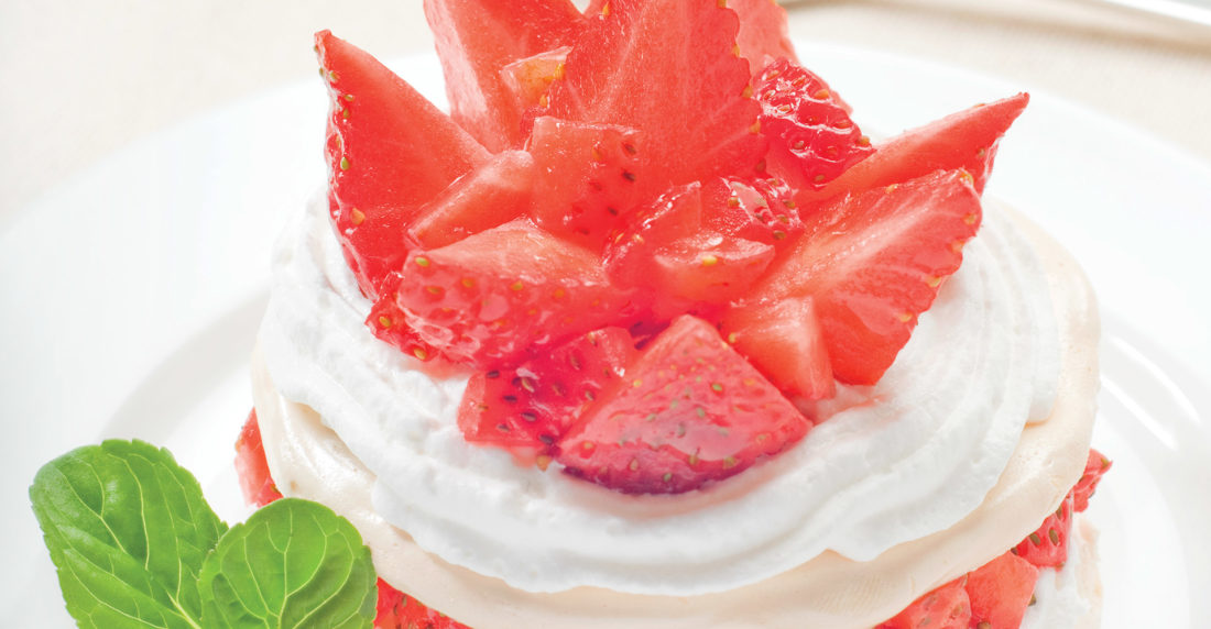 fresas, merengón