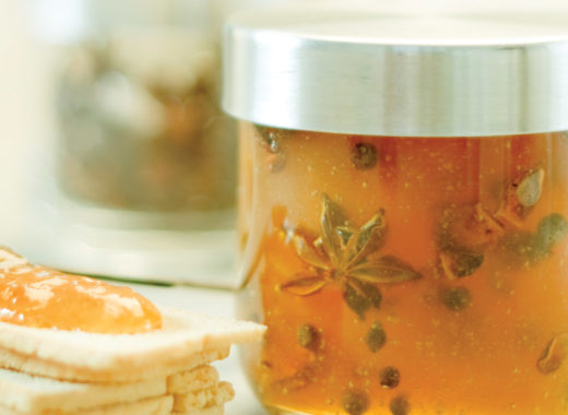 mermelada, piña, anís