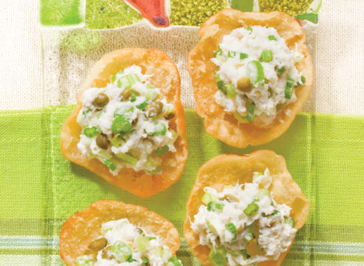 cangrejo, montaditos, pita