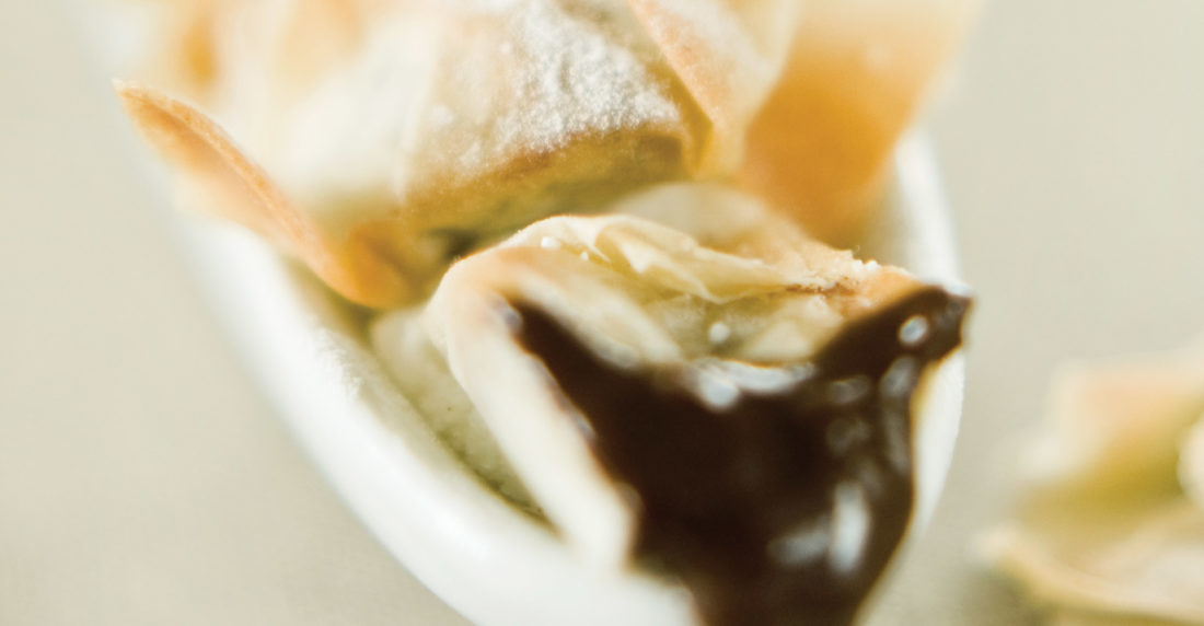 raviolis, chocolate