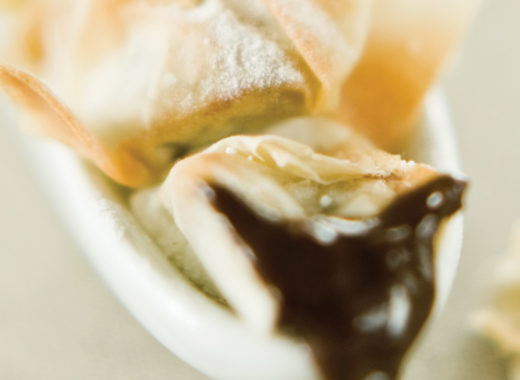 raviolis, chocolate