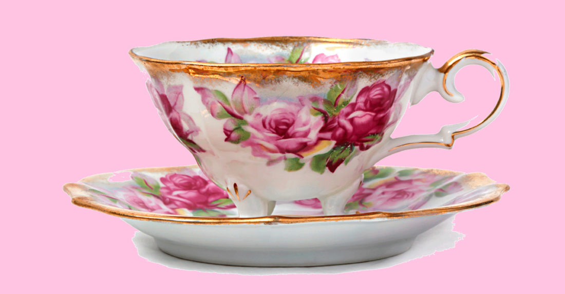 tazas de té, tea, porcelana, china
