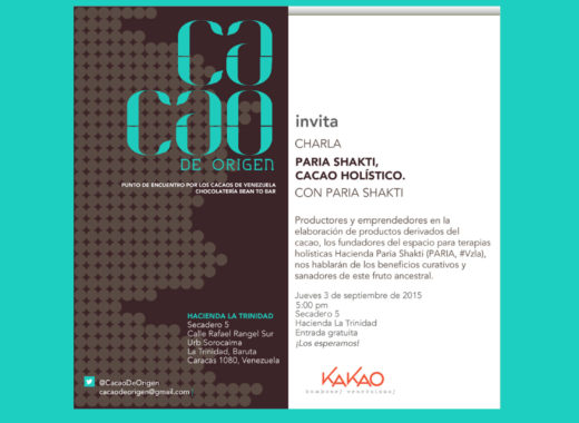 cacao de origen, Paria Shakti, cacao