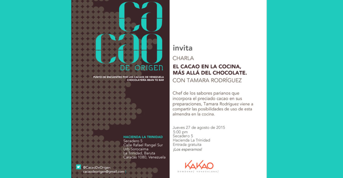 tamara rodriguez, ccao, chocolate, secadero 5, cacao de origen