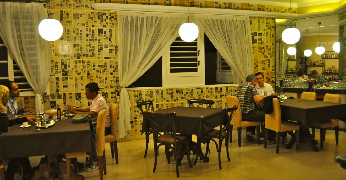 gastronomía cubana, paladares