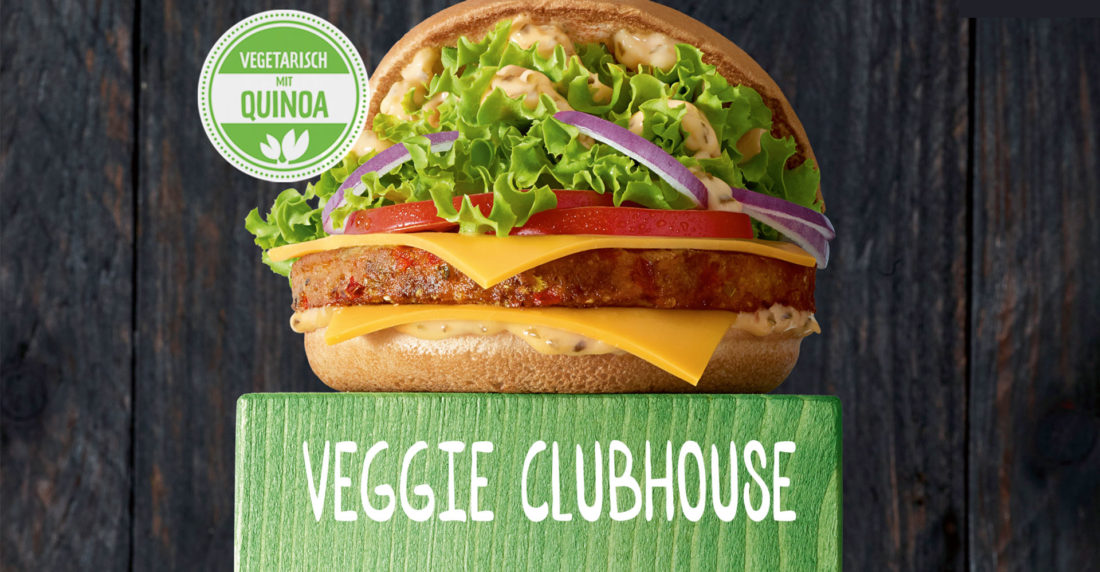 veggie clubhouse, quinoa, quinua, alemania, mcdonalds