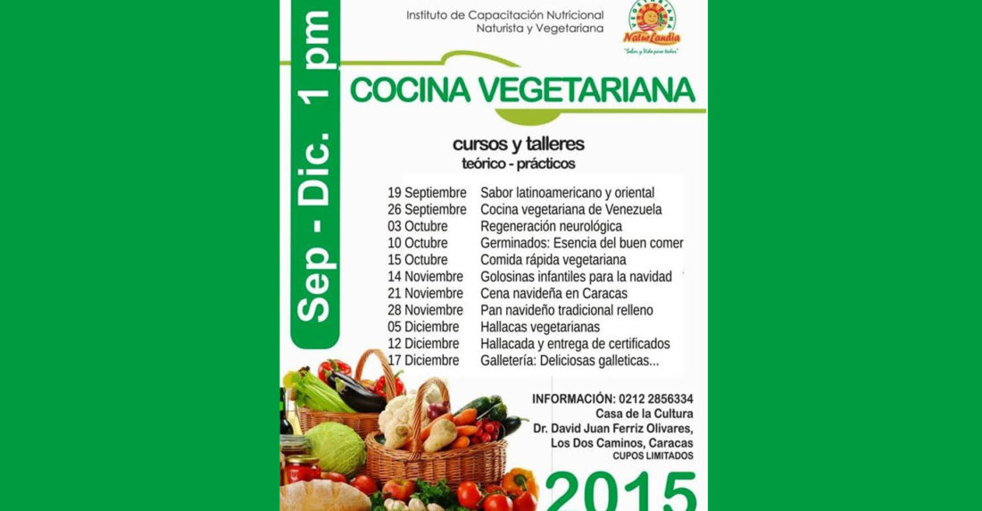 naturlandia, cursos de cocina vegetariana