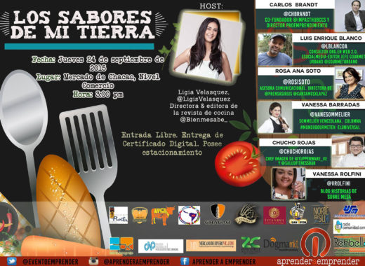 sabores de mi tierra, universidad santa maría, mercado de chacao