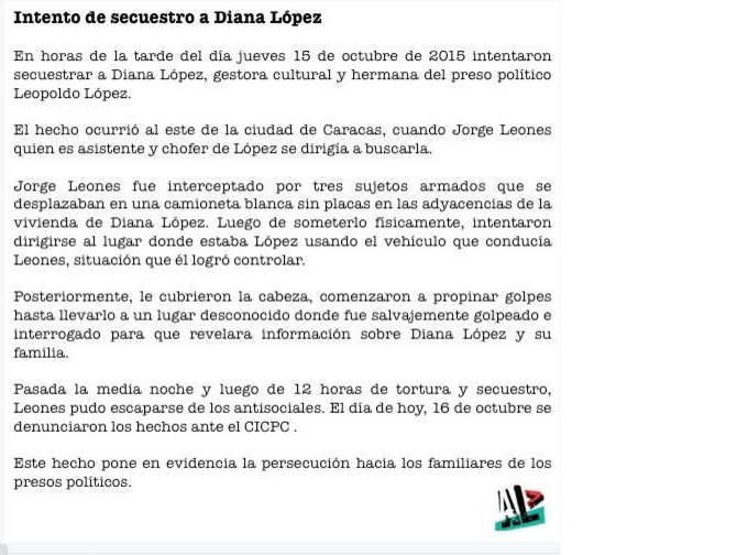Comunicado Acción por la Libertad