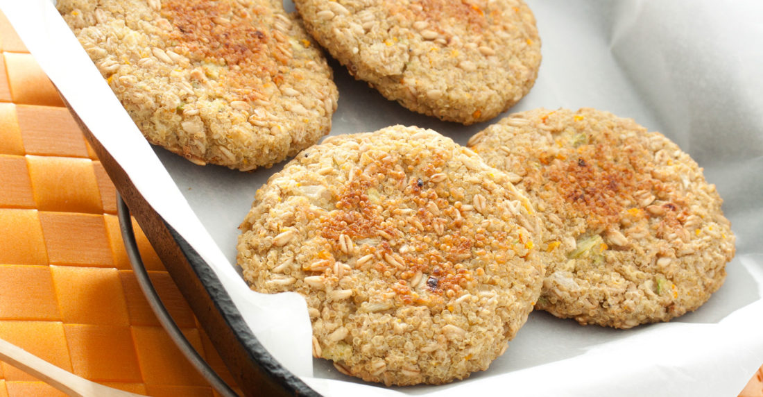 hamburguesas, quinoa