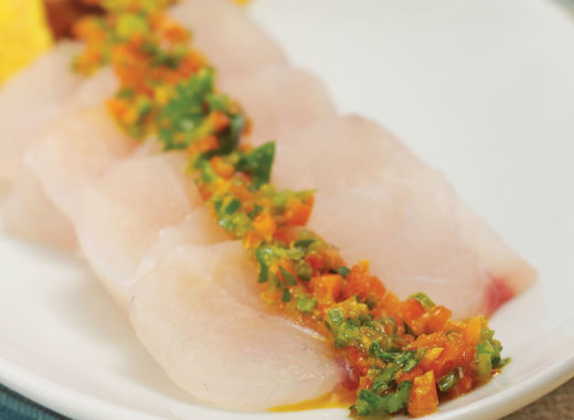 tiradito de robalo, victor moreno