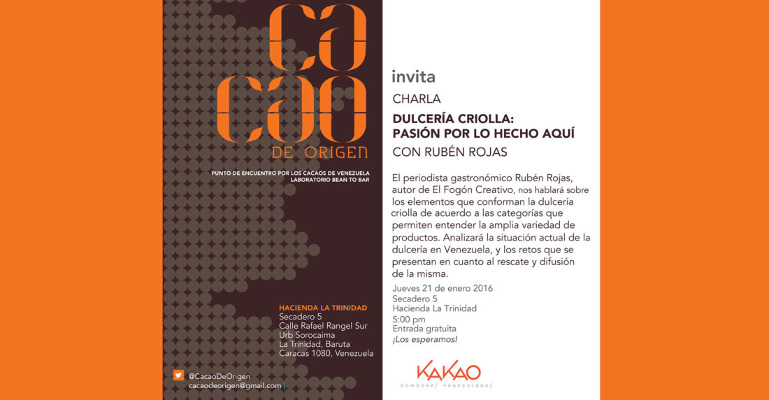 cacao de origen, dulceria criolla, el fogon creativo, ruben rojas