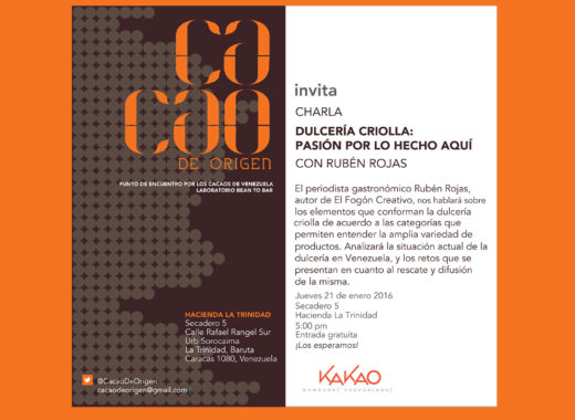 cacao de origen, dulceria criolla, el fogon creativo, ruben rojas