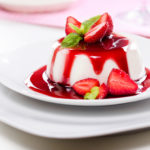 panna cotta, vegetarianos