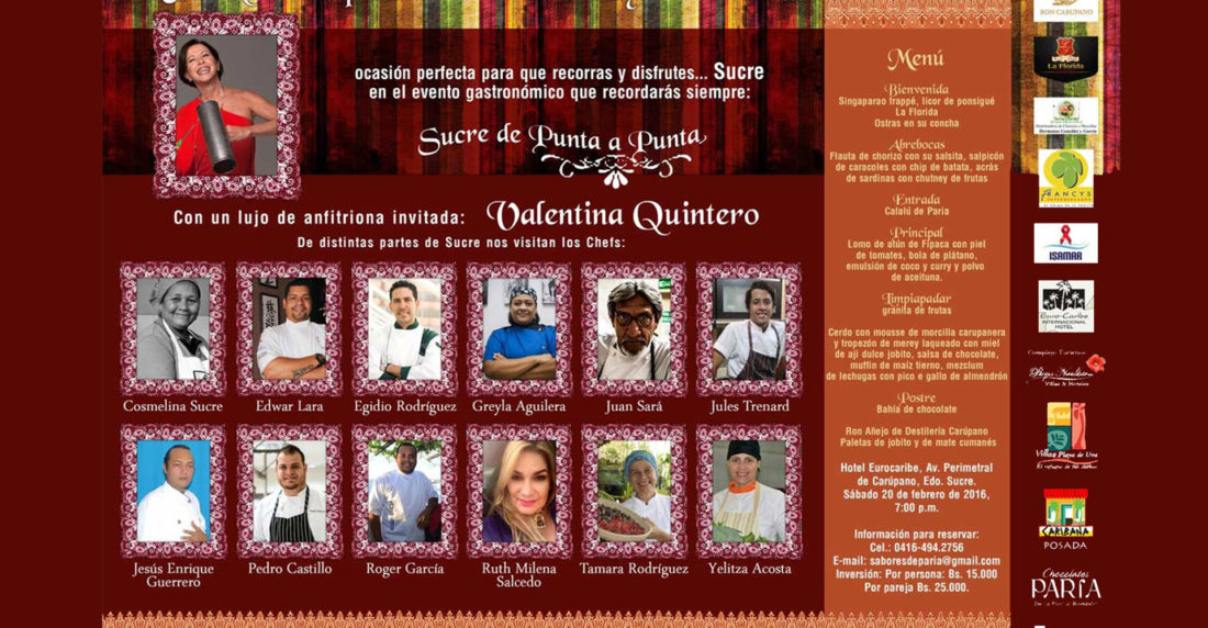 sucre de punta a punta, valentina quintero