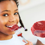 pubertad, niñas, carnes rojas