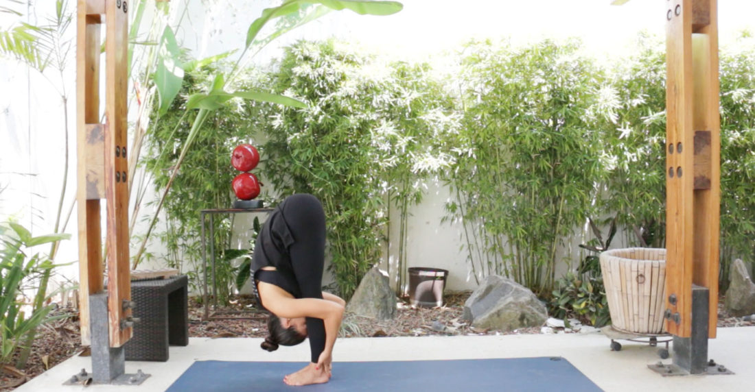 Uttanasana, yoga, nena knafe, all you can yoga