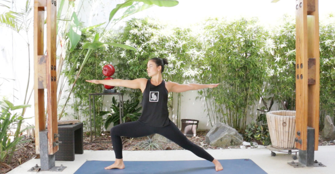 virabhadrasana, yoga, all you can yoga, nena knafo