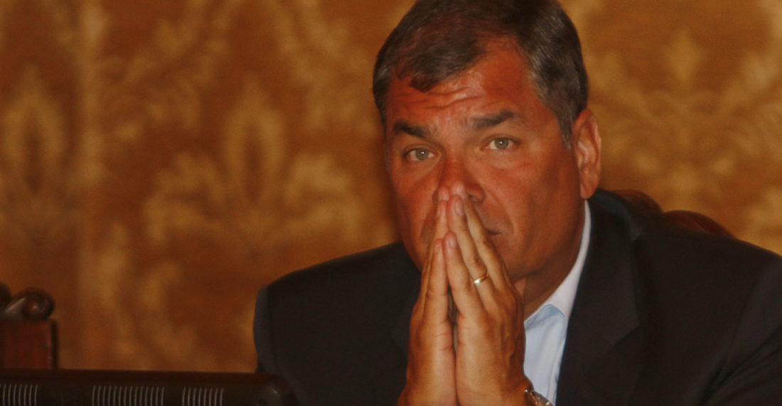 Rafael Correa es condenado a 8 años de cárcel por corrupción