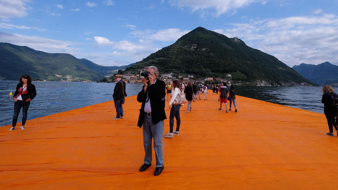 Floating Piers at Lake Iseo