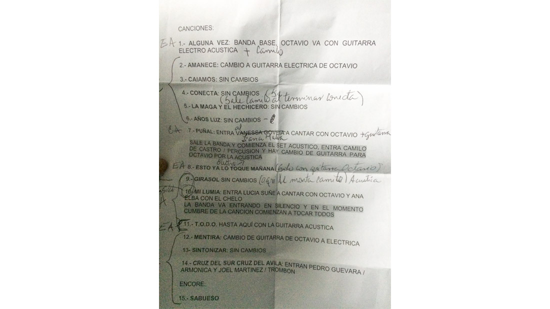 setlist 1