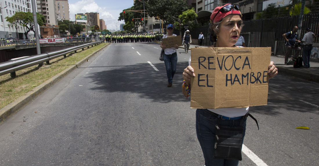 Marcha Oposicion Libertador