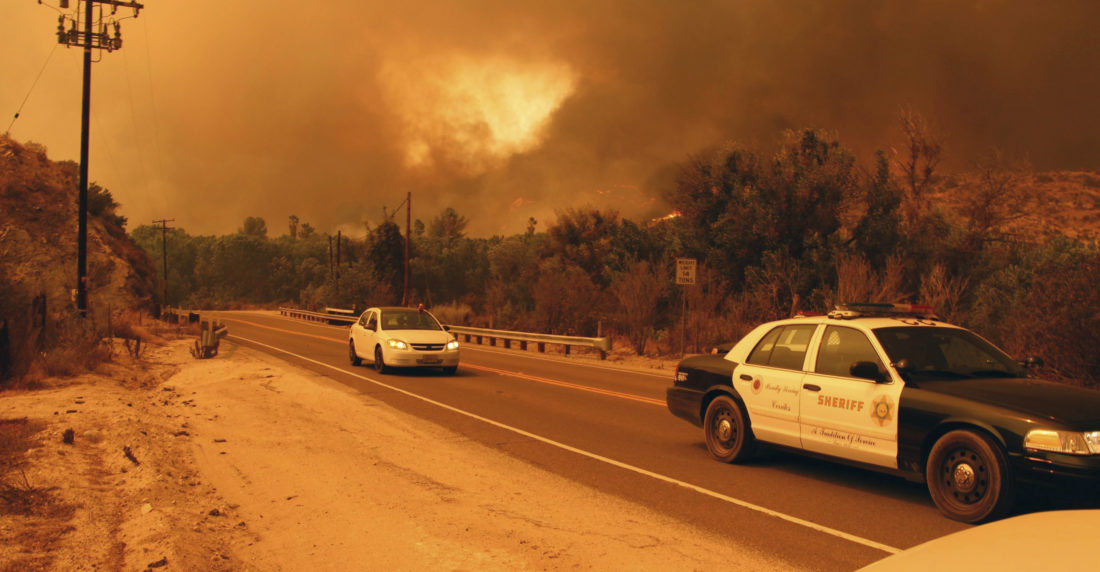 Incencio en California