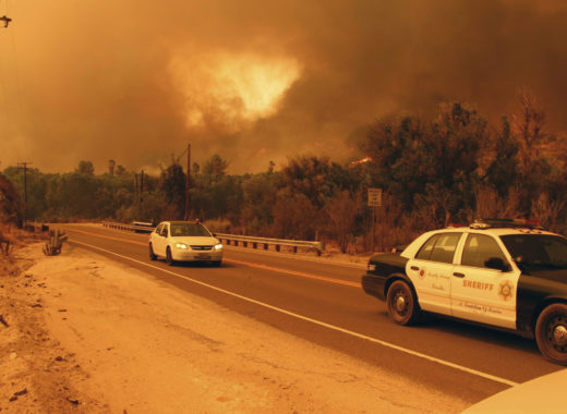 Incencio en California