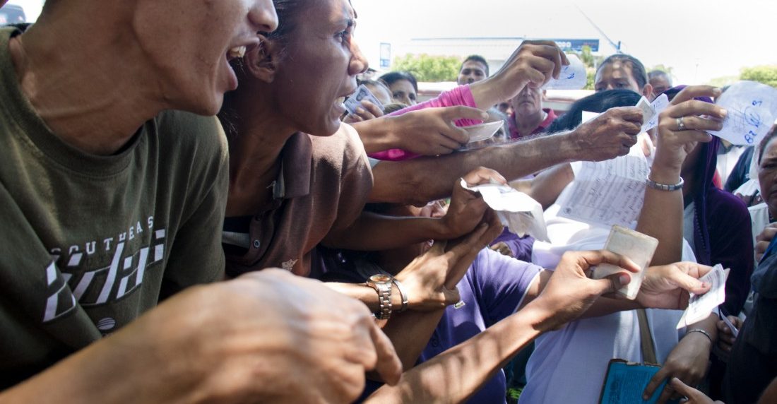 Cola en Maracaibo