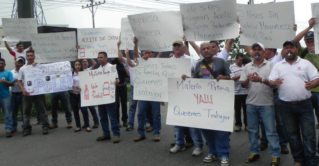 Trabajadores Polar Valencia