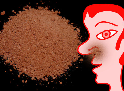 chocolate, cacao, drogas, aspirar